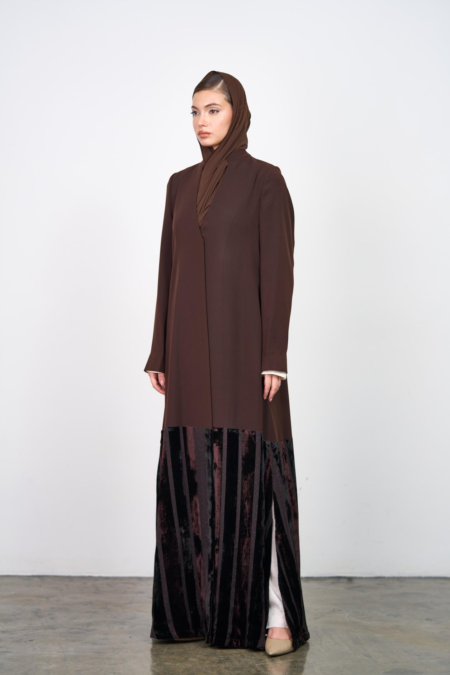 Velvet Stripes -Brown