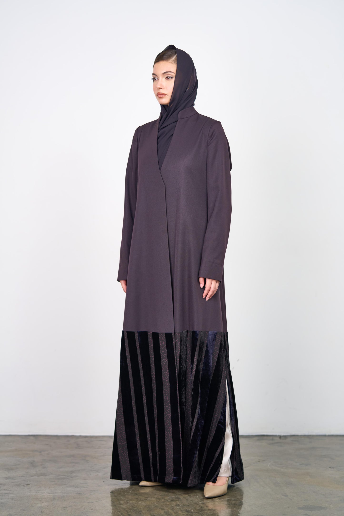 Velvet Stripes – Purple